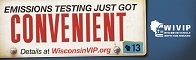 Wisconsin VIP Billboard Image - Emissions Testing Just Got Easier